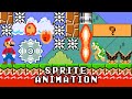 Kaizo mario bros 1 world 11  sprite animation