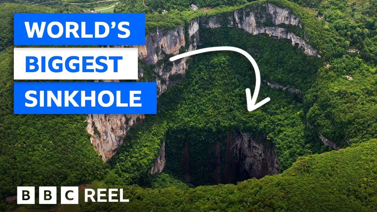 Inside China's mysterious sinkhole – BBC REEL