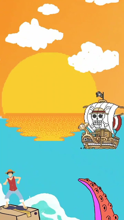 One Piece Instagram Story made from Giphy