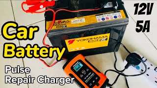 How to Charge a Car Battery at Home | FOXSUR 12V Pulse Repair Charger for Weak Battery screenshot 1