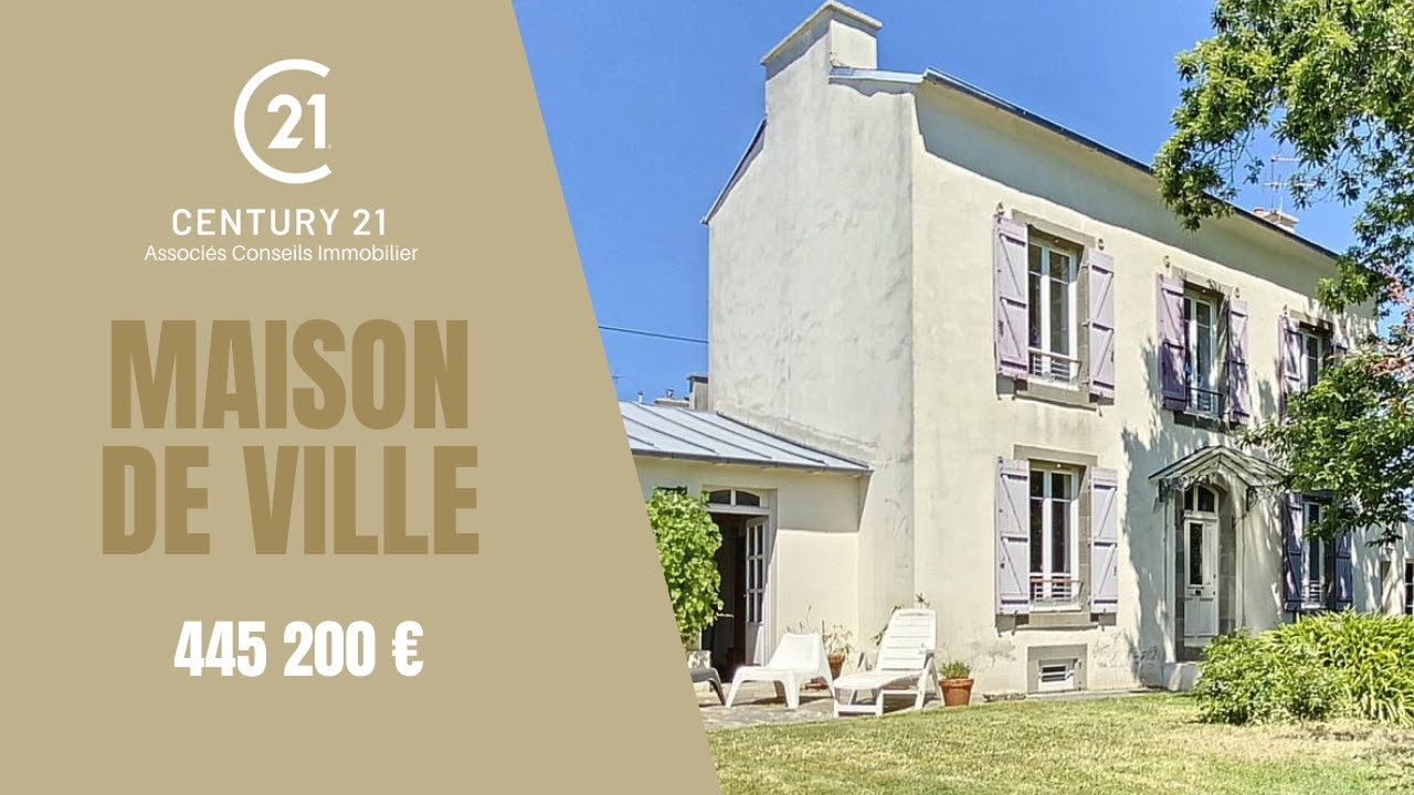 Century 21 Associés Conseils Immobilier Brest - Maison de ville - Brest quartier Saint Pierre