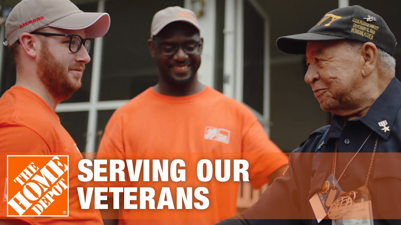 Customers Join Team Depot to Serve Veterans During Celebration of