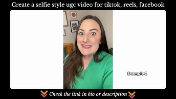 Create a selfie-style UGC video for TikTok, reels, Facebook #ugccreator #ugcvideo