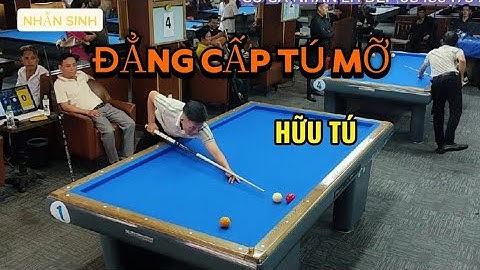 Bida cadre 71/2 HỮU TÚ gặp NHẪN SINH dằn co cực hay giải THIỆN NGUYỆN cúp BÀ CHIỂU 2