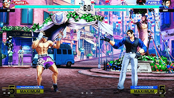 Joe Higashi vs Robert Garcia (Hardest AI) - KOF XV.
