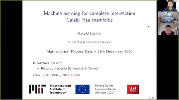 Harold Erbin - Machine Learning for Complete Intersection Calabi-Yau Manifolds (MPD 