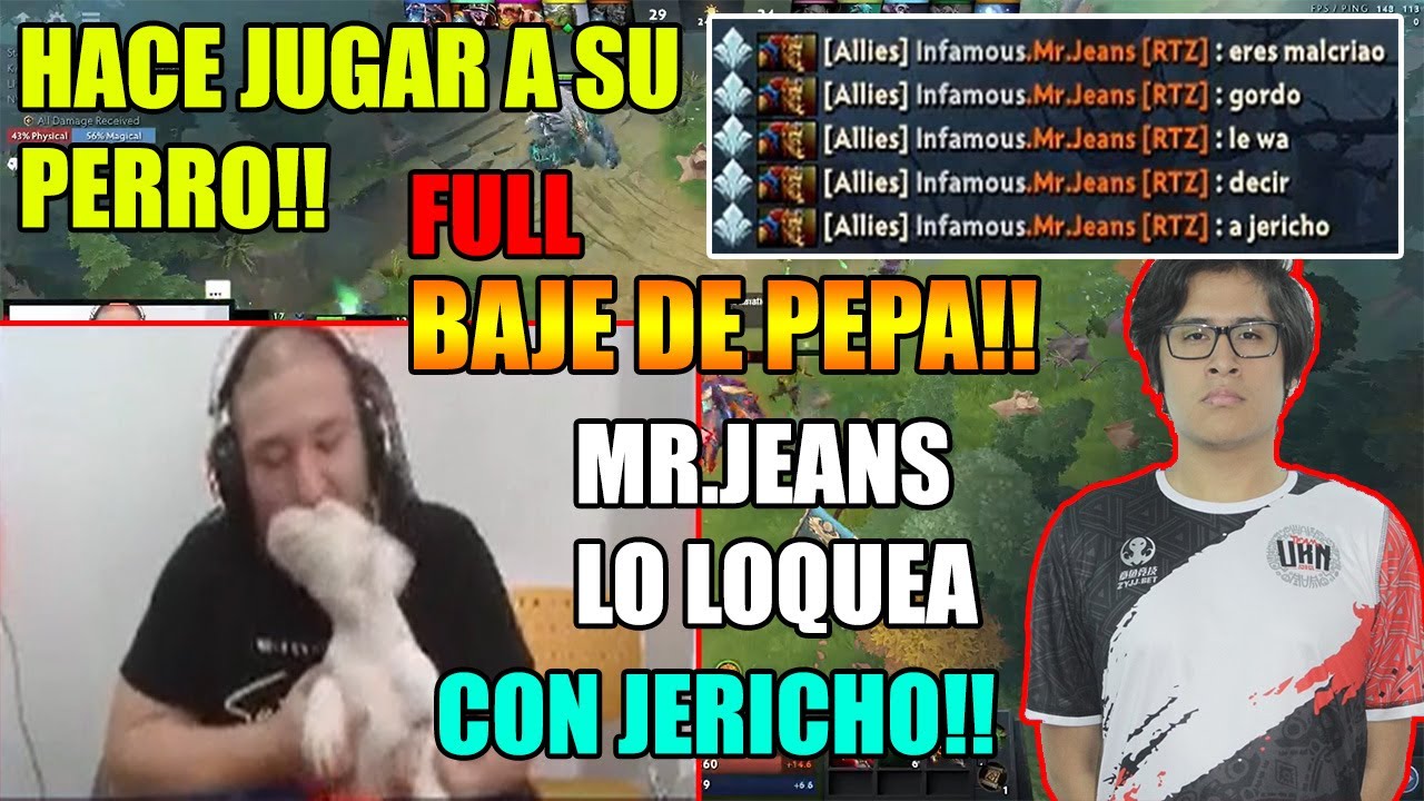 🤣 FULL BAJE DE PEPA!! KINGTEKA HACE JUGAR A SU PERRO JUNTO A MR.JEANS!! 🤣