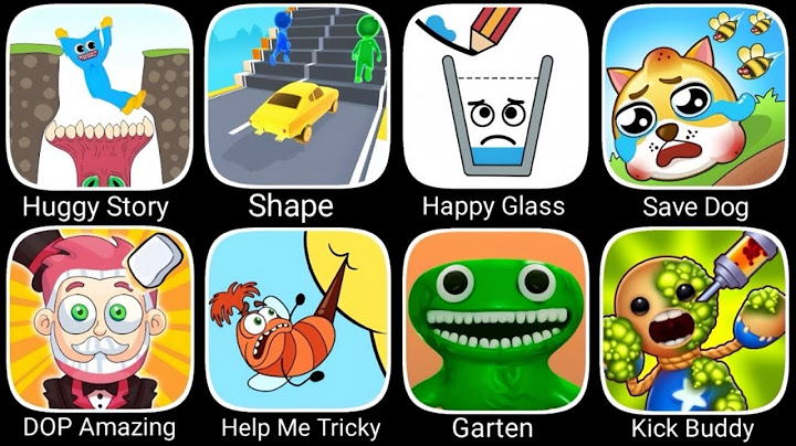 Save The Girl, Freaky Stan, Draw To Smash, Jail Breaker, Huggy Story, Comics Bob, Story