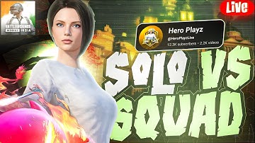 BGMI 4.0 UPDATE IS HERE | Solo Vs Squad  #shortfeed #bgmilive #ytshorts #shortstream #pubglive