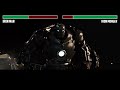 Iron Man vs. Iron Monger with healthbars 1/2 (Edited by @Kobe W )