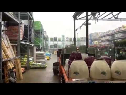 Home Depot Totowa - Rain and Hail while at Home Depot (Noise Warning)
