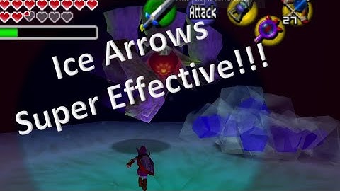 Ice Arrows Super Effective on Bongo Bongo - Zelda Ocarina of Time