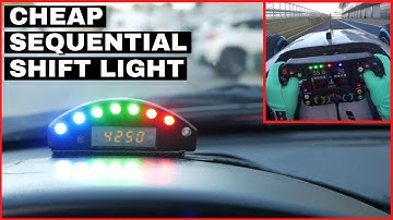 [Cheap Sequential Shift Light Install]  | I Feel Like a Race Car Driver Now