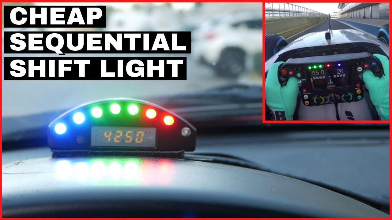 Cheap Sequential Shift Light Install] | I Feel a Driver Now - YouTube