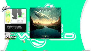 【DDR WORLD】 Sector  RYOQUCHA  【DOUBLE  Difficult12】 SPEED268-536 REVERSE DDP12