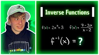 How To Find The Inverse of a Function || Algebra 2
