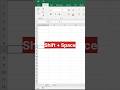 Excel Ka Raaz! 😱 Ek Click Me Row &amp; Column Select 💻#shorts#ytshorts #excel #viral #shortsfeed