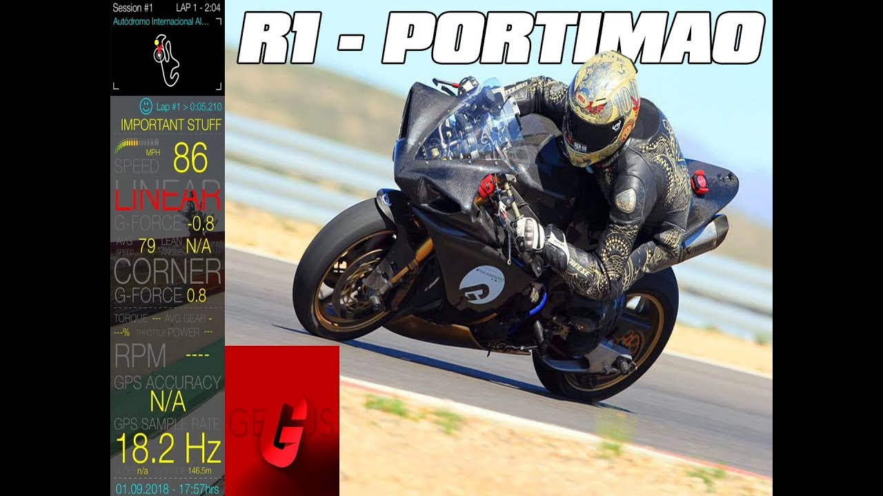 TRACK DAY GENIUS - CARBON R1 @ PORTIMAO - Part 1 - YouTube