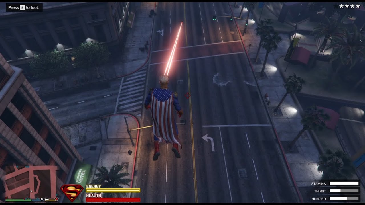 GTA 5- homeland In Los Santos + Six Star Wanted Leve