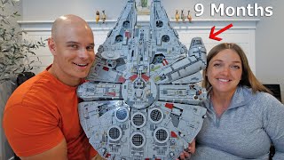 THIS TOOK US 9 MONTHS TO BUILD!  Largest Star Wars LEGO Ship!