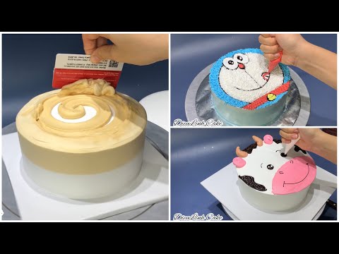 Video Làm bánh kem doremon đơn giản, bánh kem bò sữa |... - youtube