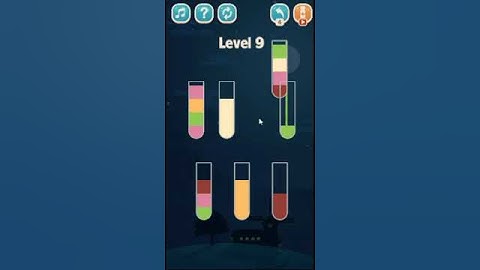 Color Water Sort 3D level 9 | Gameplay Mobile Games