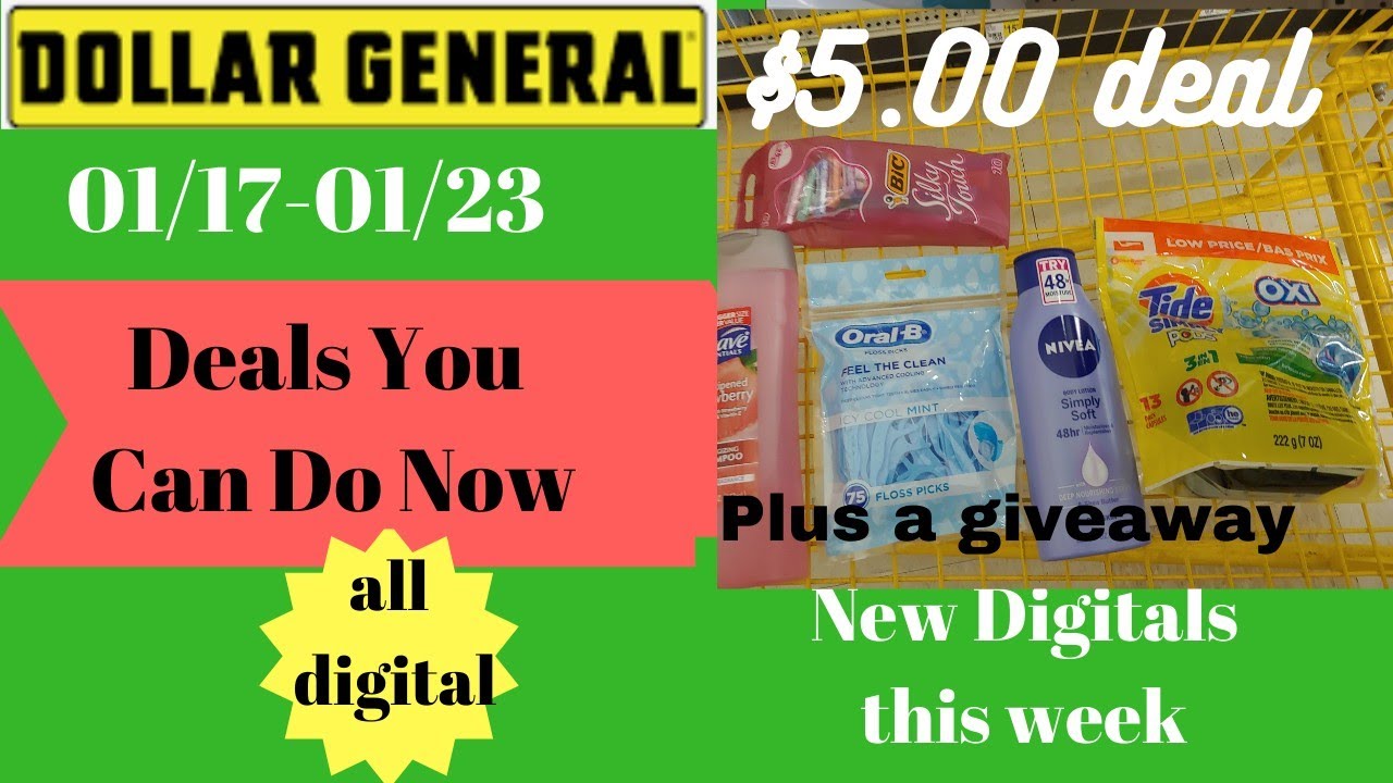 Dollar General Deals You Can Do Now 01 17 01 23 Plus A Giveaway Dollar general deals you can do now 01 17 01 23 plus a giveaway