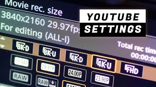 Canon EOS R5 Video Settings for YouTube