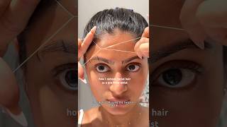 How To Thread Brows & Upper Lip