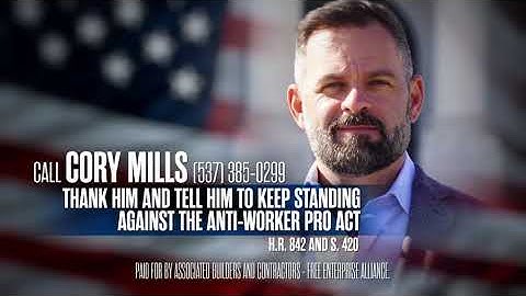 Thank Cory Mills for Standing Against the Pro Act