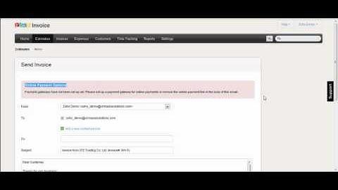 Zoho Invoice - Creating  Invoices and Recording Payments