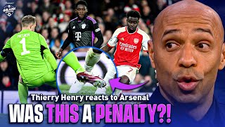 Thierry Henry Micah Carragher React To Arsenal S Draw With Bayern Ucl Today Cbs Sports