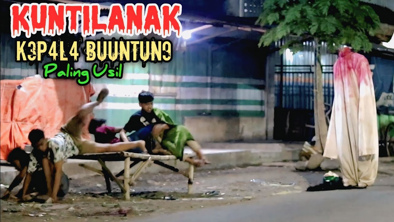 Kuntilanak Kepala Buntvng || Prank Paling Usil Auto Kocar-kacir 🤣🤣 || Scary Ghost Prank 