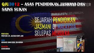 Sejarah Pendidikan Jasmani Di Malaysia Selepas Merdeka