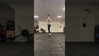 Split stance exchange leaps #strengthtraining #triathlon