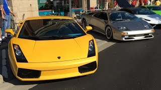 Lamborghinis Take Over Carmel Artomobilia!