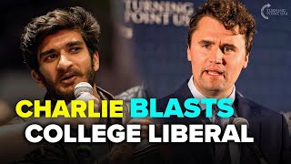 Charlie Kirk Exposes College Student's Double Standards on Terrorism