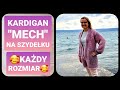 Kardigan "Mech" na szydełku, cz.1/3 BARDZO ŁATWY!