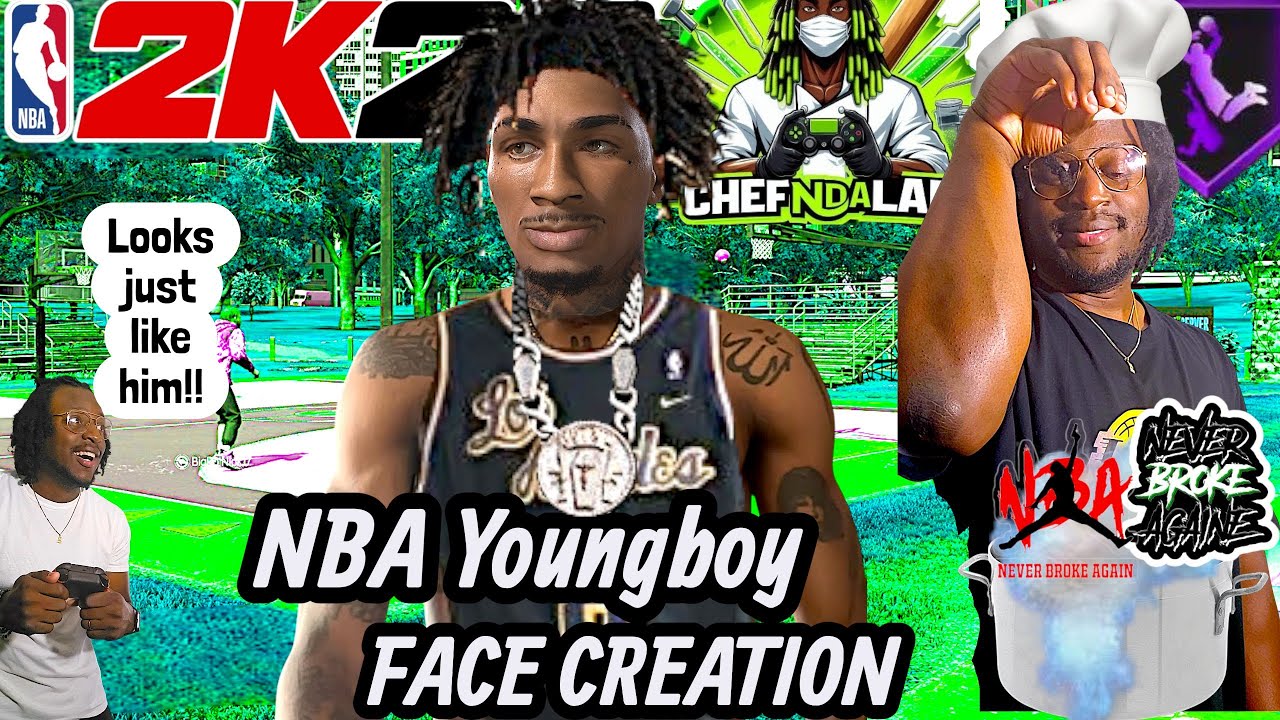 Самое реалистичное создание лица NBA Youngboy NBA 2k26 (издание Chef's Edition) 💪🏾🔥🔥