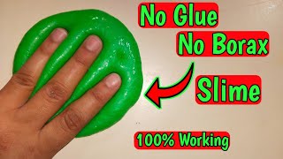 How To Make Slime Without Glue Or Borax l How To Make Slime With Flour and Sugar lNo Glue Slime ASMR