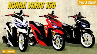 SHARE 3 LIVERY DEKAL HONDA VARIO 150 | MOD BUSSID