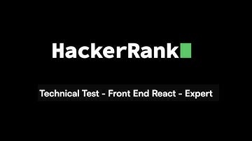 LIVE Frontend React Expert HackerRank Test | UBS Frontend Interview Challenge
