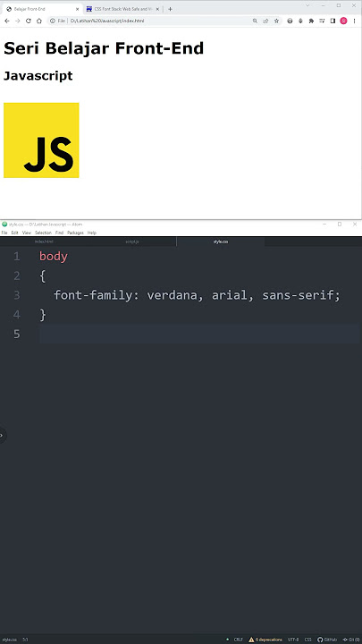 Mengapa font-family Diisi Dengan Beberapa Nilai