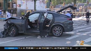 Woman killed in crash outside Yankee Stadium