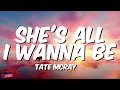 All i wanna be  tate mcrae  song lyrics
