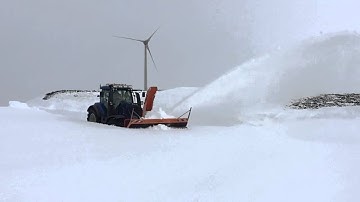 Westa snowblower valtra 2