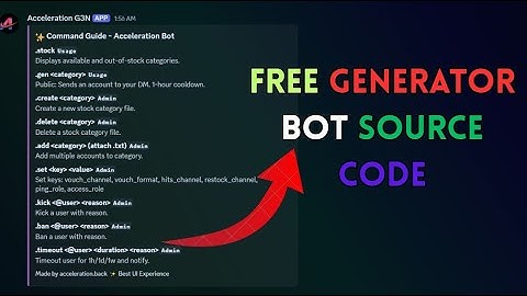 FREE Python Discord Gen Bot 2025 – Full Features + Source Code Download