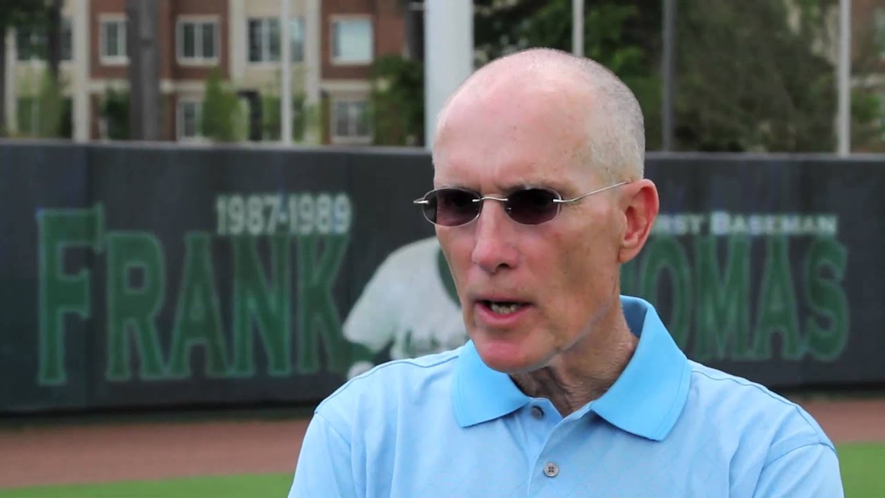 Hal Baird on Frank Thomas' ability to hit SEC pitchers - YouTube