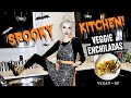 Spooky Kitchen: Veggie & Bean Enchiladas!