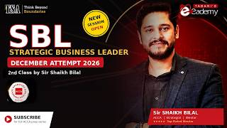 New SBL Batch Starts! December 2026 Attempt — Class 2 by Sir Shaikh Bilal